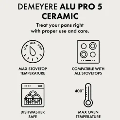 Demeyere Stekpanna Alu Pro 5 Ceraforce 24 cm^ Pander & Gryder