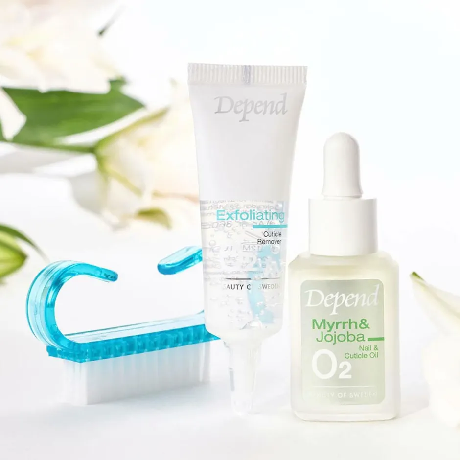 Depend O2 Nail Care 2 Step Action Nail Care Kit^ Makeup|Gaveæsker