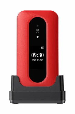 Doro Uro Leva L31, rød/hvid^ Mobiltelefoner, Tablets & Tilbehør