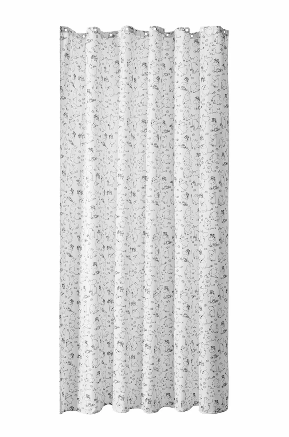 Dsignhouse x Moomin Bruseforhæng Mumin 180x200 cm^ Badeværelsestilbehør