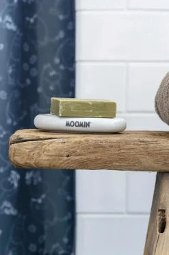 Clearance Sæbeskål Mumin 12x7 cm Hvid Badeværelsestilbehør