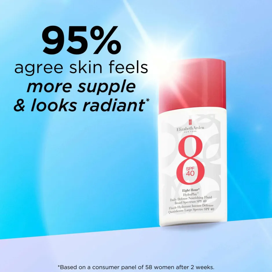 New Eight Hour Sun Hydraplay Daily Defense SPF40 50 Ml Kropspleje|Kropspleje