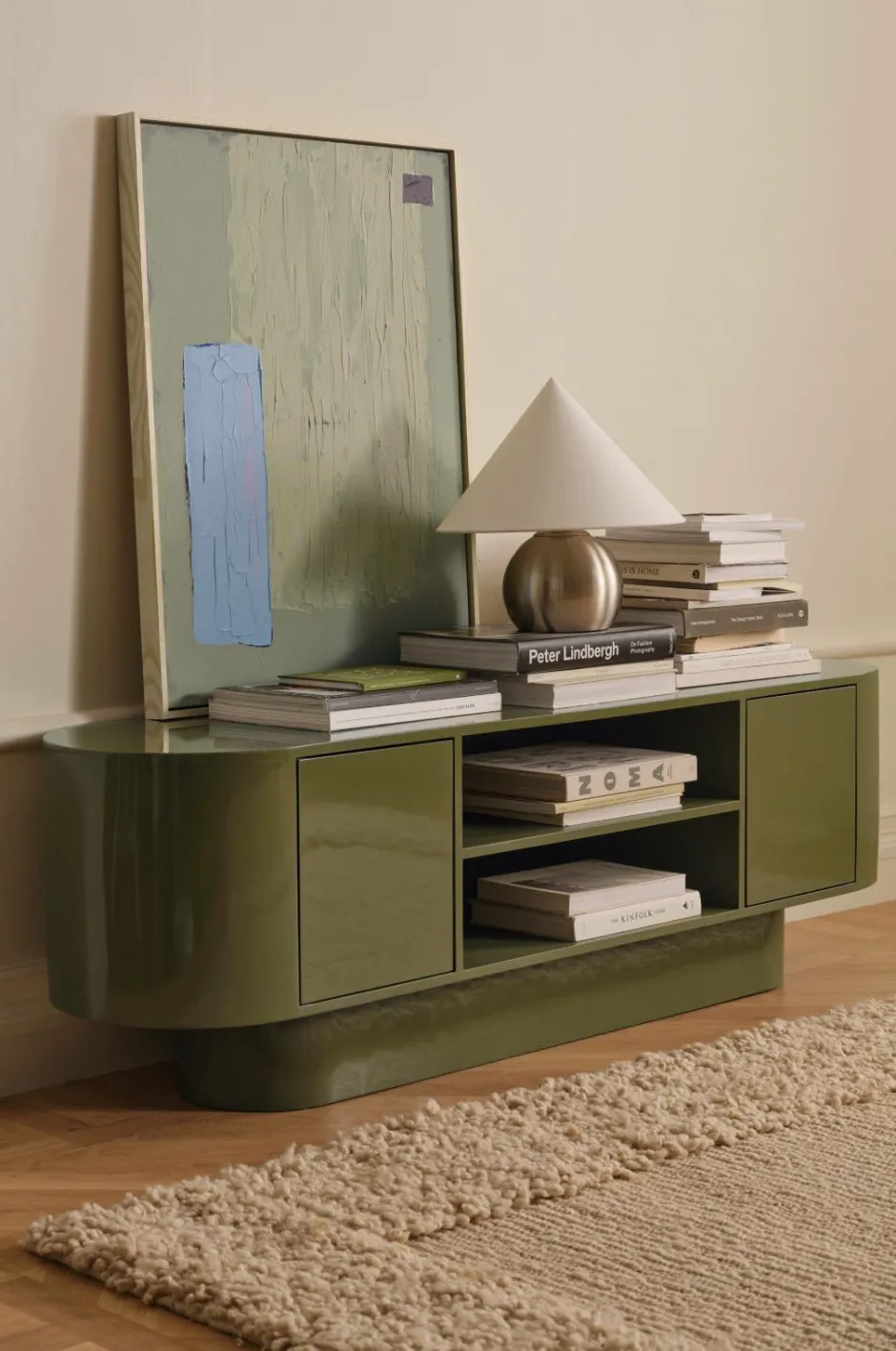 Outlet Tv-bord High Gloss Low Tv-Bænke