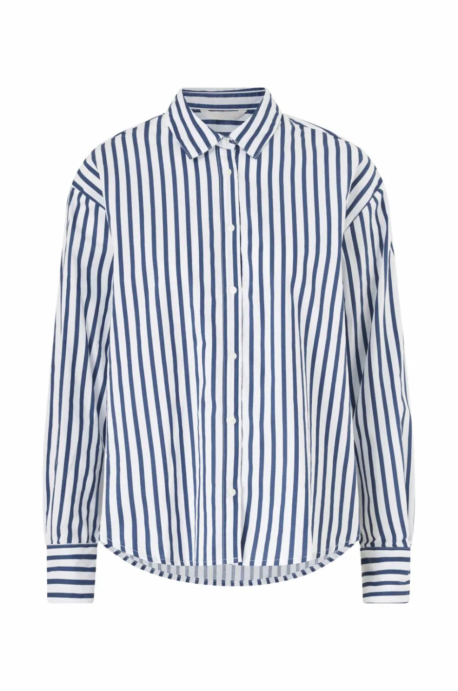 Collection Afslappet skjorte i bomuldspoplin Dame Skjorter & Bluser