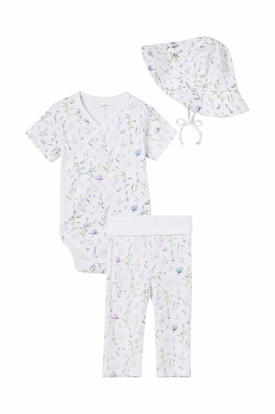 Ellos Collection Baby-startsæt 3 dele^Børn Bukser, Jeans & Leggings|Bodies