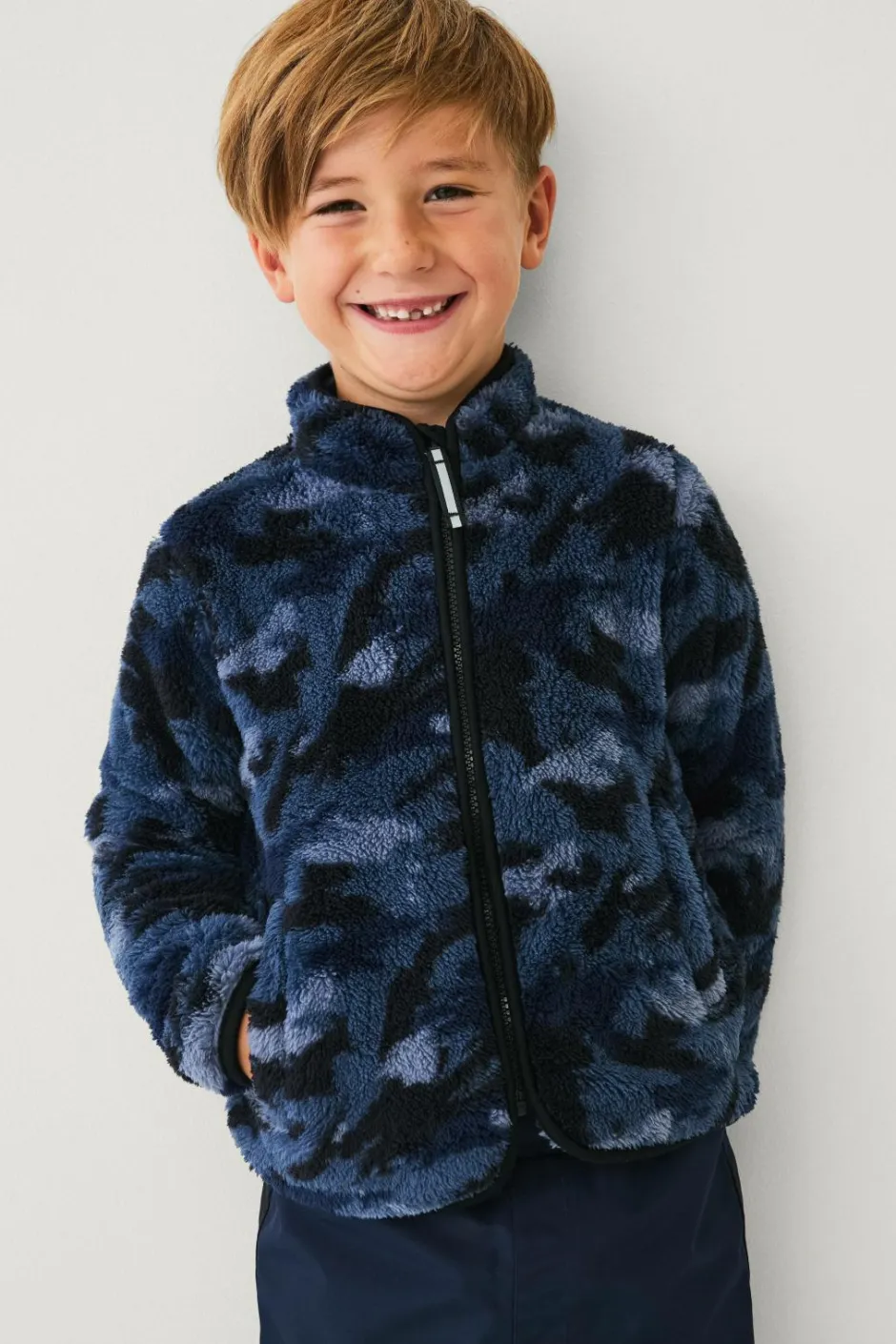 Ellos Collection Blød pelsjakke^Børn Trøjer & Cardigans|Overtøj