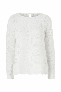 Ellos Collection Blondebluse med lange ærmer^Dame Skjorter & Bluser