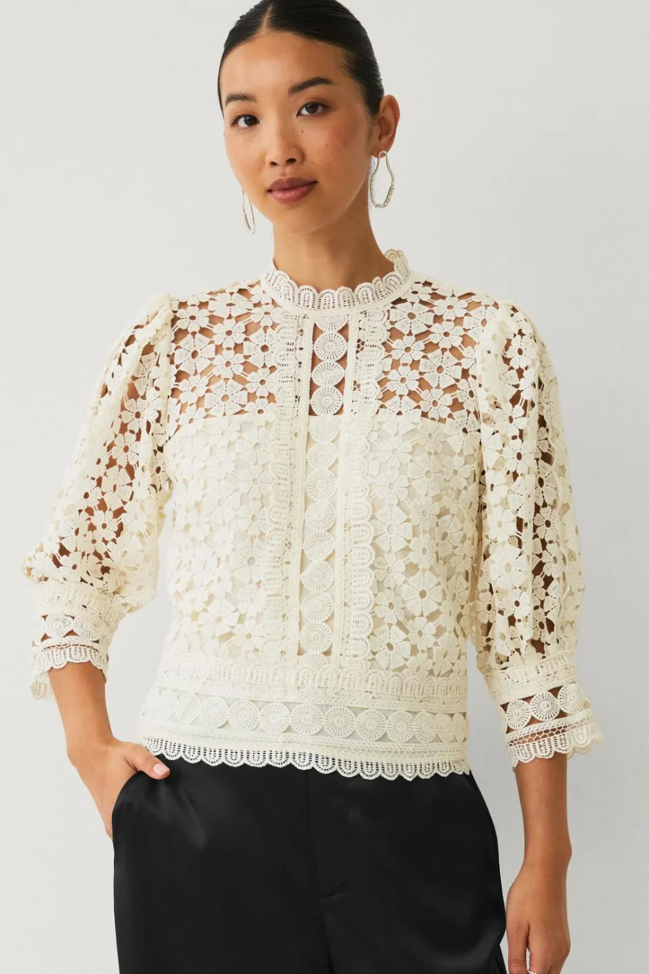 Outlet Collection Blondebluse Dame Skjorter & Bluser