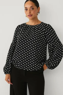 Ellos Collection Bluse med ballonærme^Dame Skjorter & Bluser