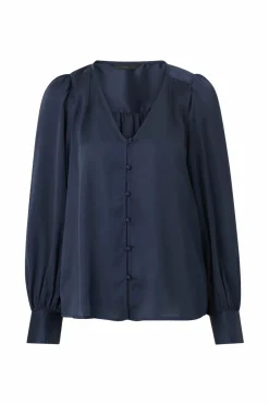 Ellos Collection Bluse i satin^Dame Skjorter & Bluser