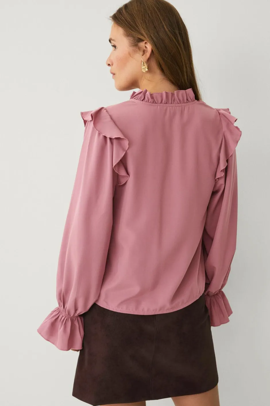 Ellos Collection Bluse med volanter^Dame Skjorter & Bluser