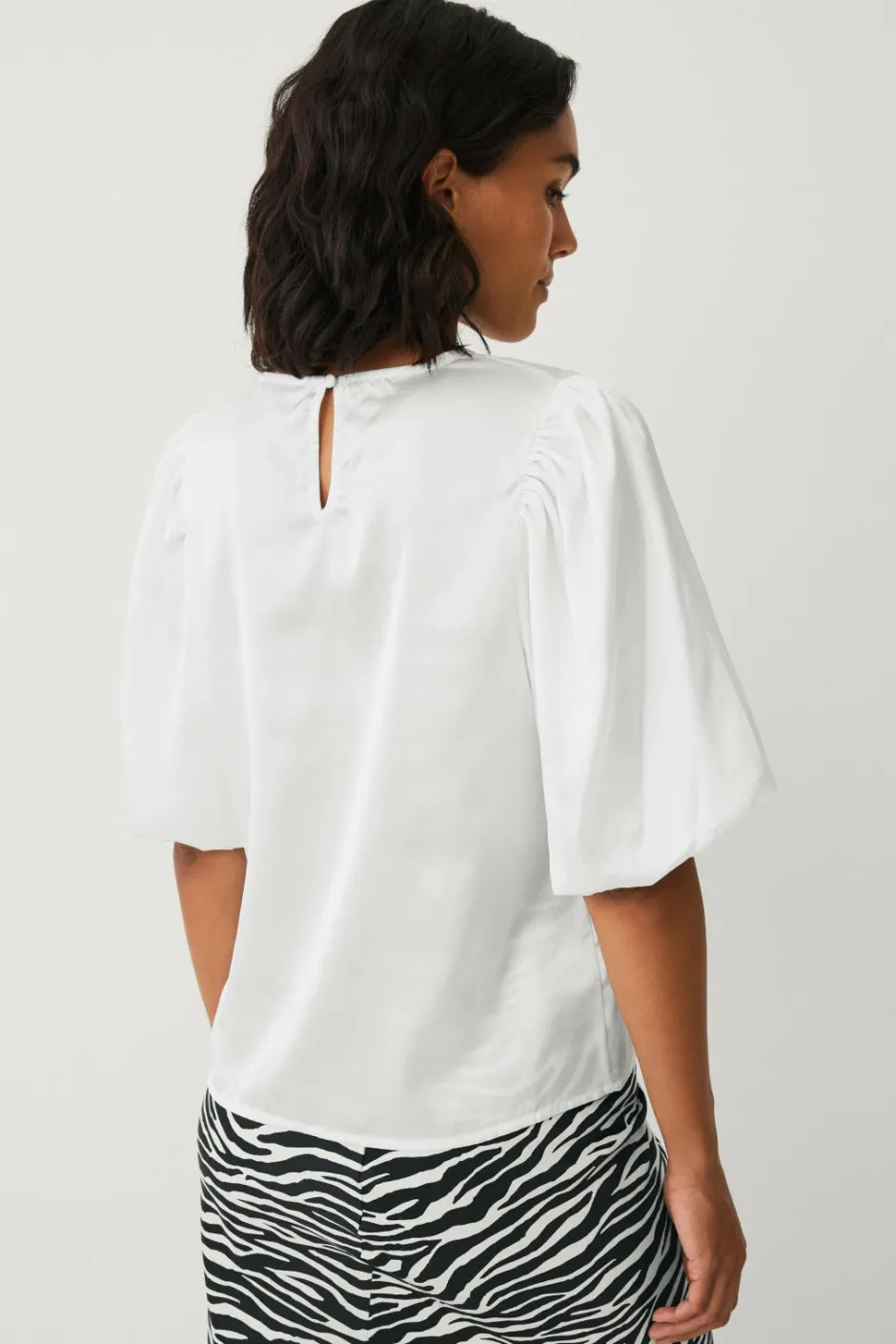 Ellos Collection Bluse i satin^Dame Skjorter & Bluser