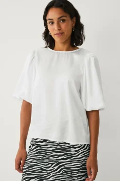 Ellos Collection Bluse i satin^Dame Skjorter & Bluser