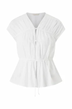 Discount Collection Bluse med snørebånd Dame Skjorter & Bluser