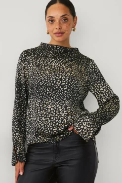 Ellos Collection Bluse i satin^Dame Skjorter & Bluser