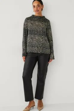 Ellos Collection Bluse i satin^Dame Skjorter & Bluser