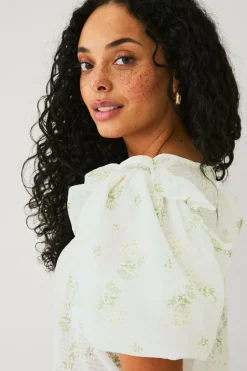 Ellos Collection Bluse med ballonærmer^Dame Skjorter & Bluser