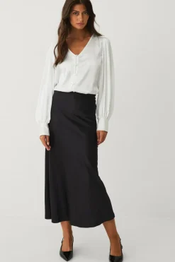 Sale Collection Bluse i satin Dame Skjorter & Bluser