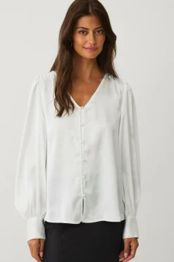 Sale Collection Bluse i satin Dame Skjorter & Bluser