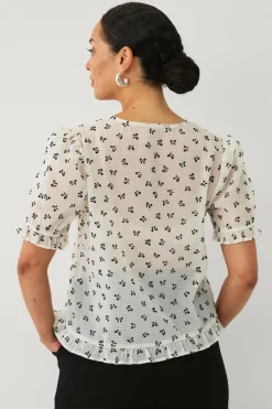 Ellos Collection Bluse med volanter^Dame Skjorter & Bluser