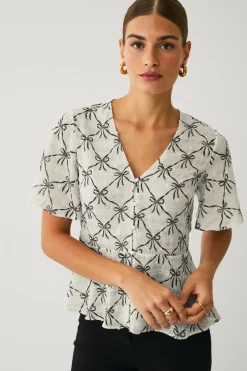 Discount Collection Bluse med knapper Dame Skjorter & Bluser