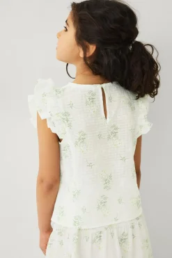 Ellos Collection Bluse med flæseærmer^Børn Bluser