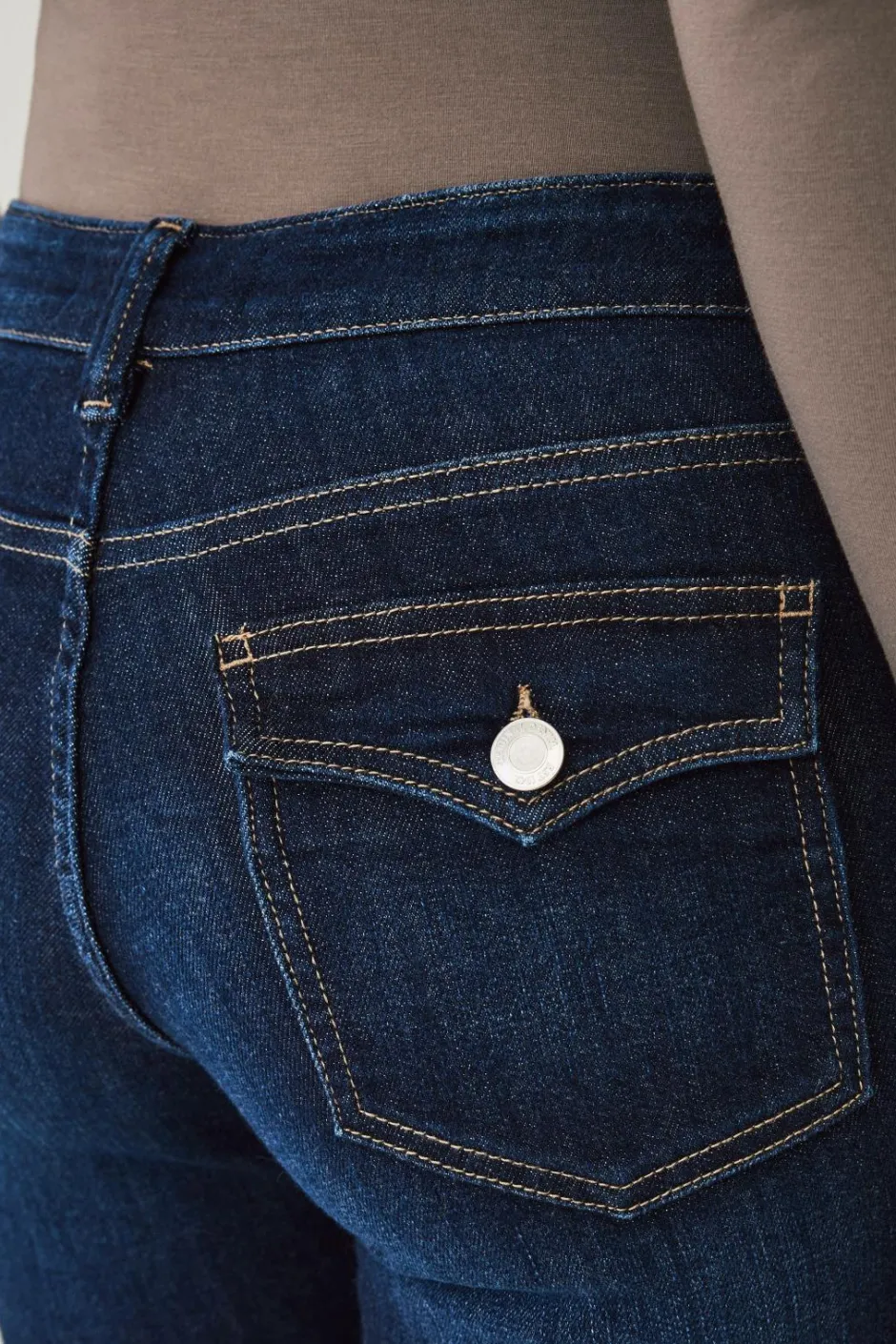 Ellos Collection Bootcut jeans med baglommer^Dame Jeans