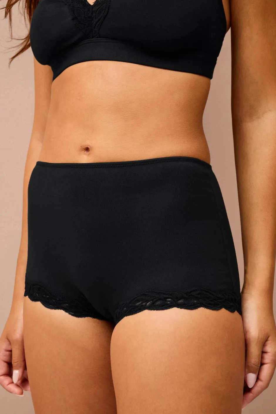 New Collection Boxershorts med høj talje 3-pak Dame Trusser