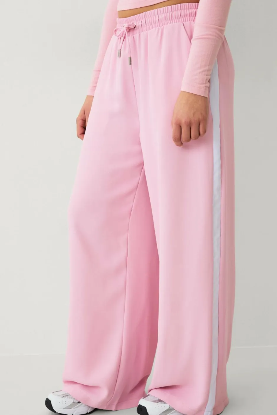 Outlet Collection Brede bukser med sidestriber Børn Bukser & Leggings