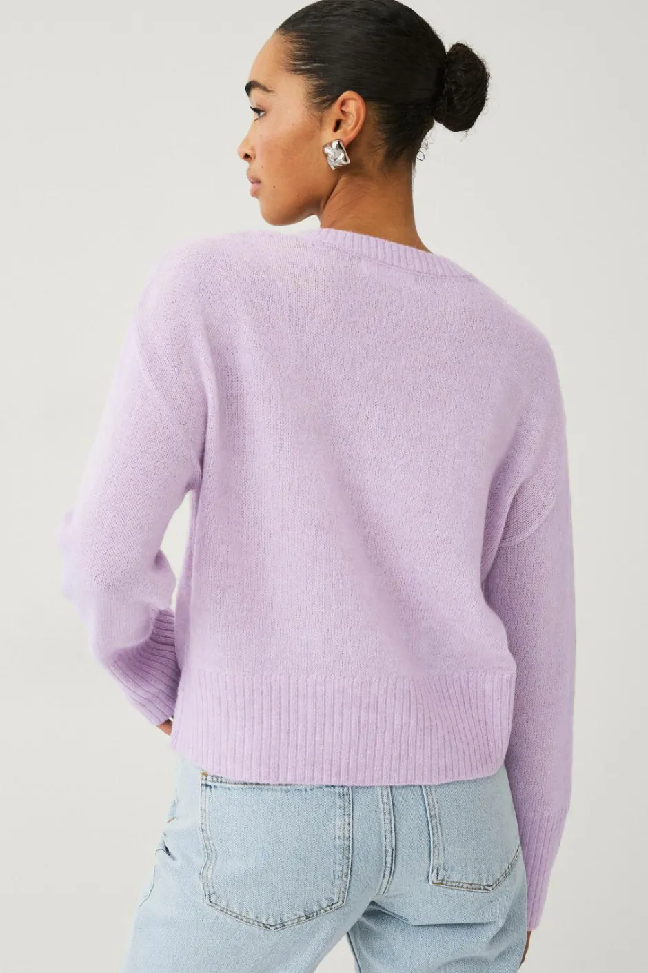 Best Collection Bred, v-halset trøje Dame Trøjer & Cardigans