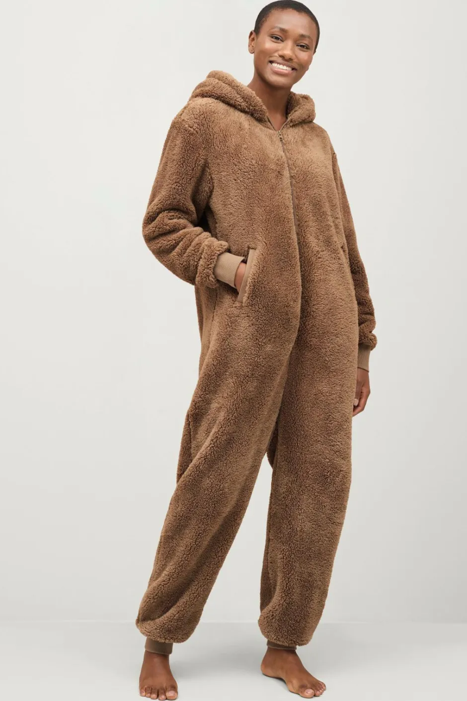Outlet Collection Buksekjole med ører Dame Nattøj|Loungewear & Homewear