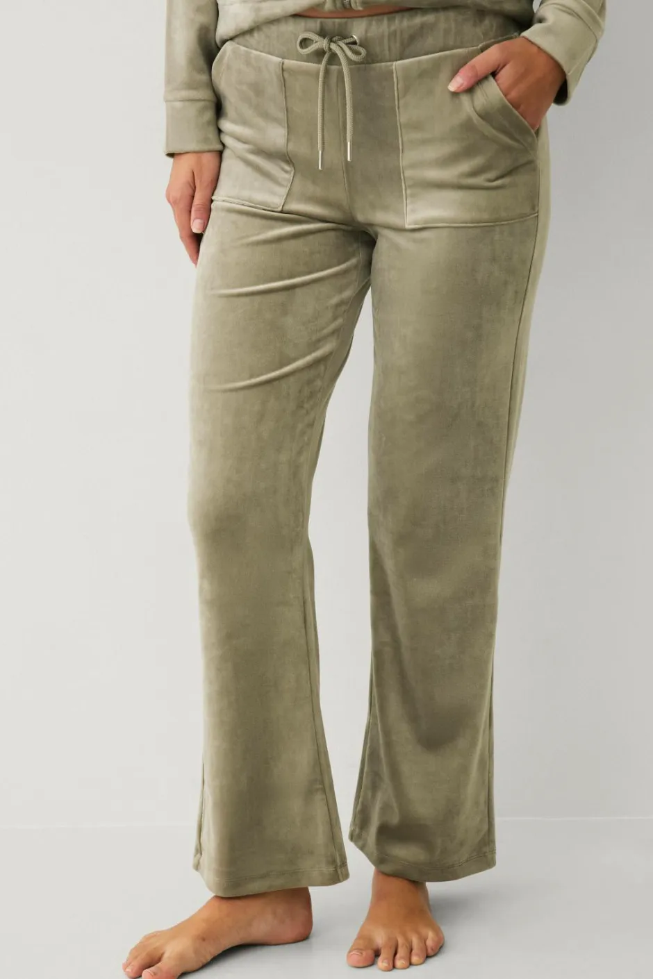 Online Collection Bukser i velour Dame Loungewear & Homewear|Bukser