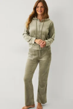 Online Collection Bukser i velour Dame Loungewear & Homewear|Bukser