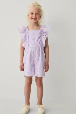 Hot Collection Buksekjole med blondebroderi Børn Jumpsuits