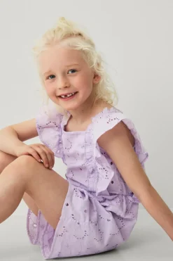 Hot Collection Buksekjole med blondebroderi Børn Jumpsuits
