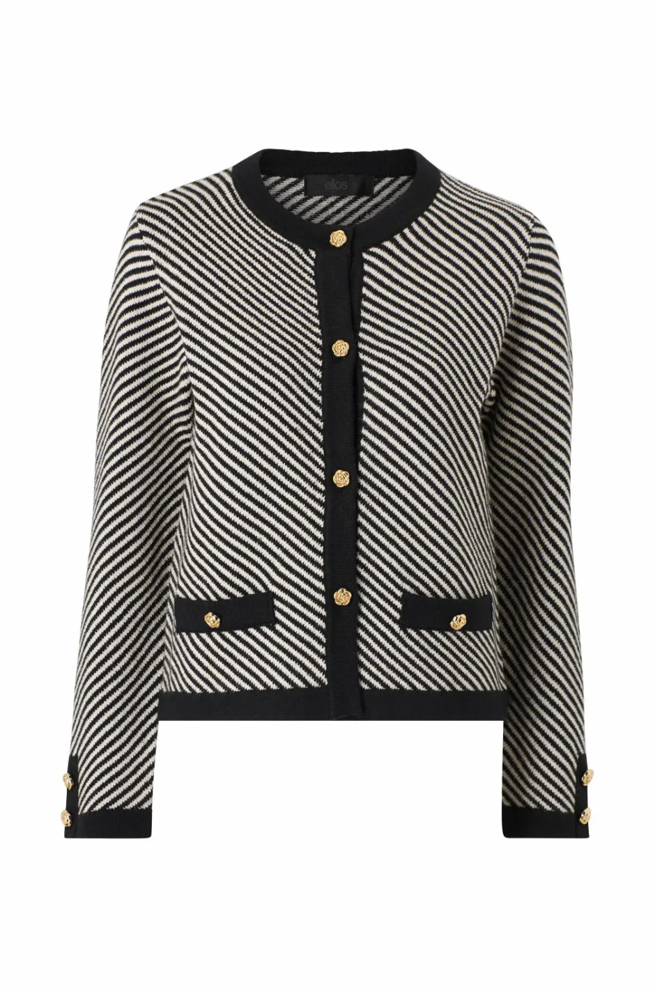 Outlet Collection Cardigan med striber Dame Trøjer & Cardigans