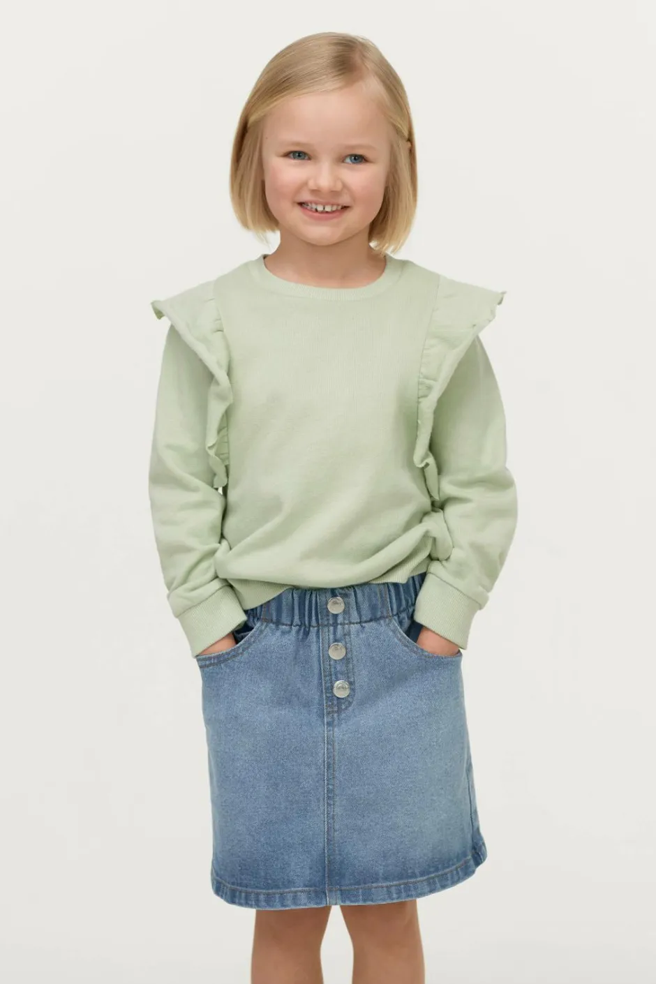 Ellos Collection Denimnederdel Avery^Børn Nederdele