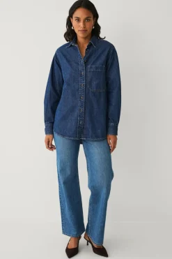 Ellos Collection Denimskjorte^Dame Skjorter & Bluser