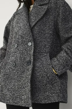 Outlet Collection Dobbeltradet frakke Dame Jakker & Frakker