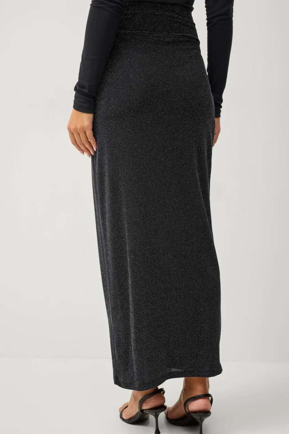 Collection Draperet lurex-nederdel Dame Nederdele