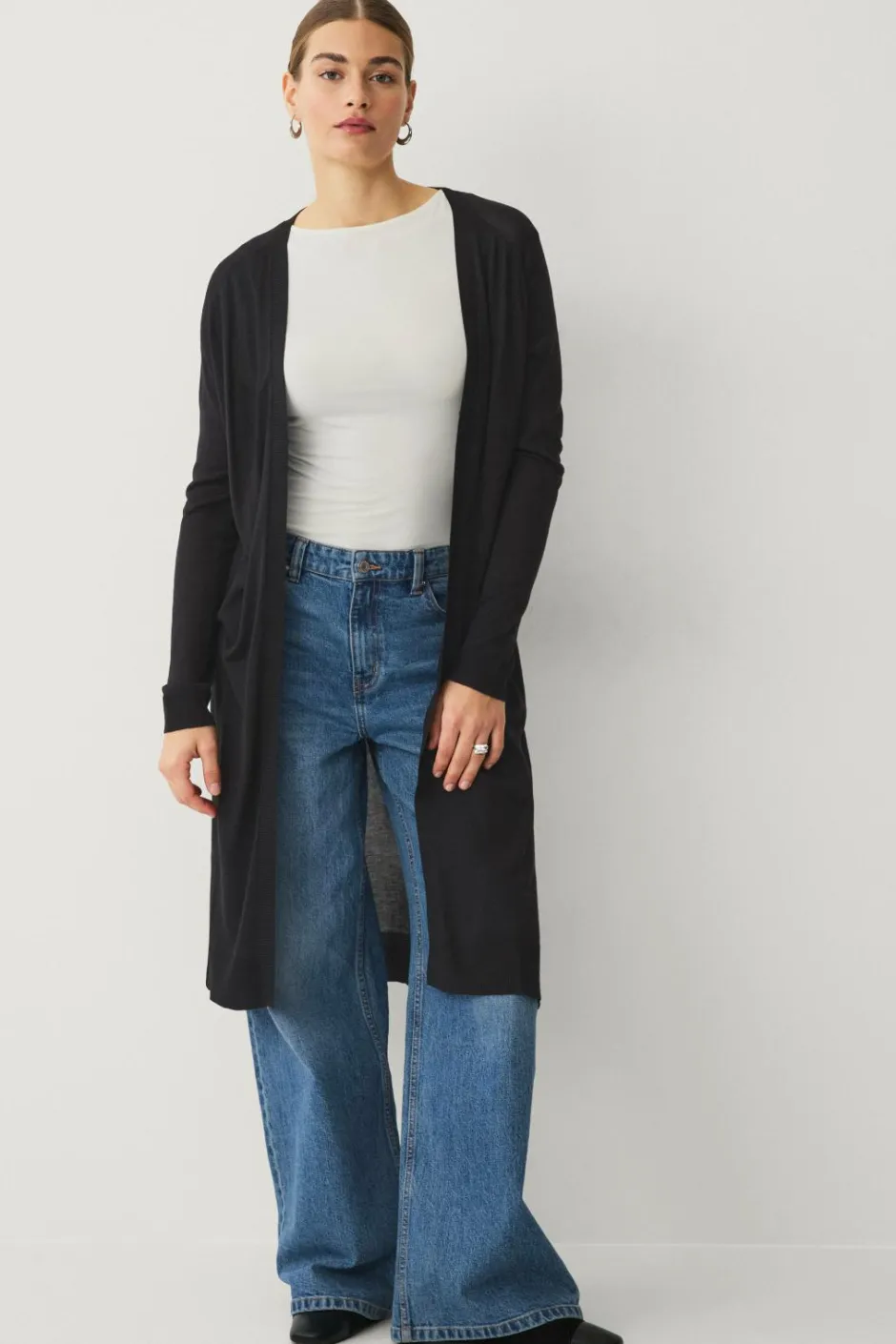 New Collection Fintstrikket cardigan Dame Basistøj|Trøjer & Cardigans