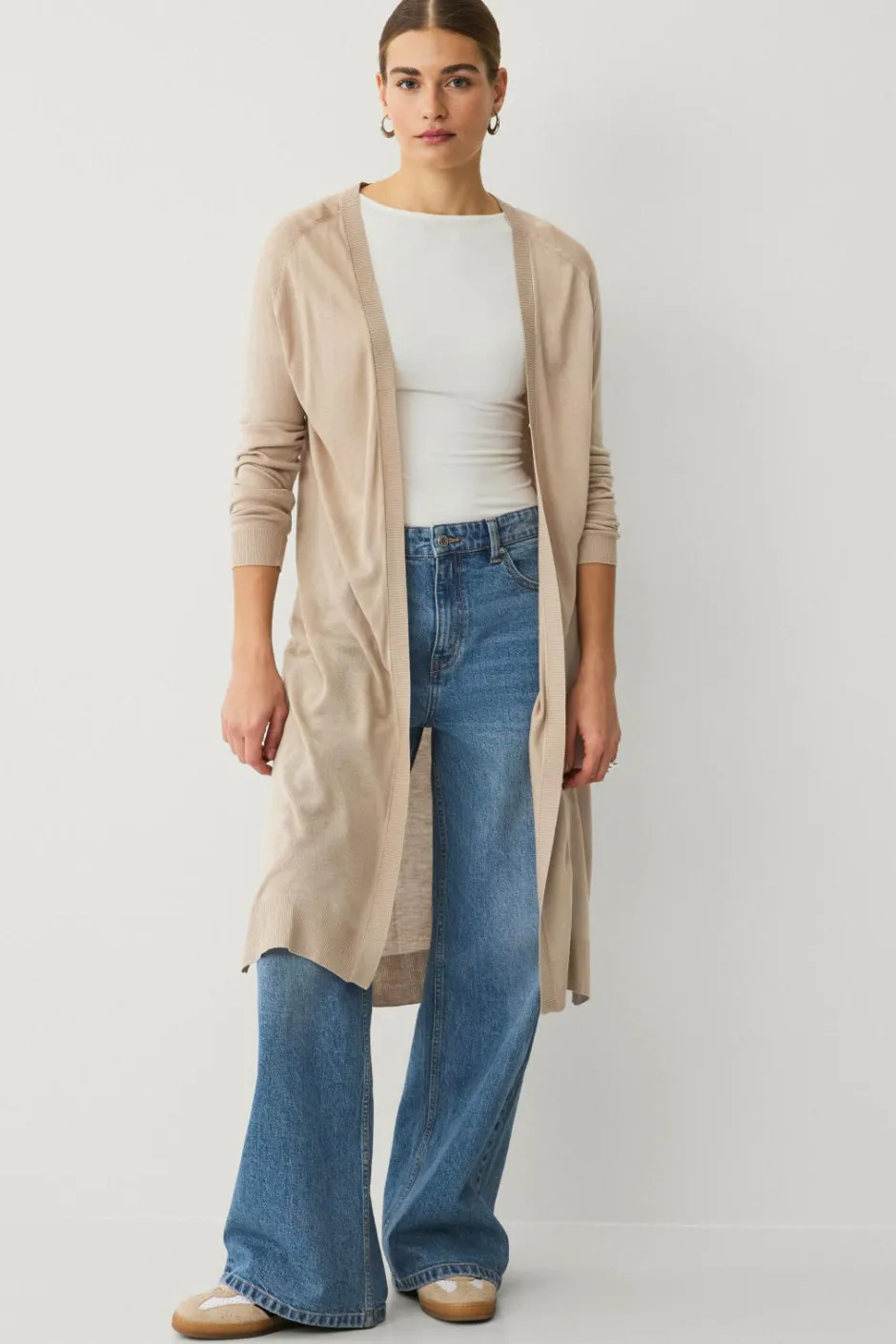 Ellos Collection Fintstrikket cardigan^Dame Basistøj|Trøjer & Cardigans