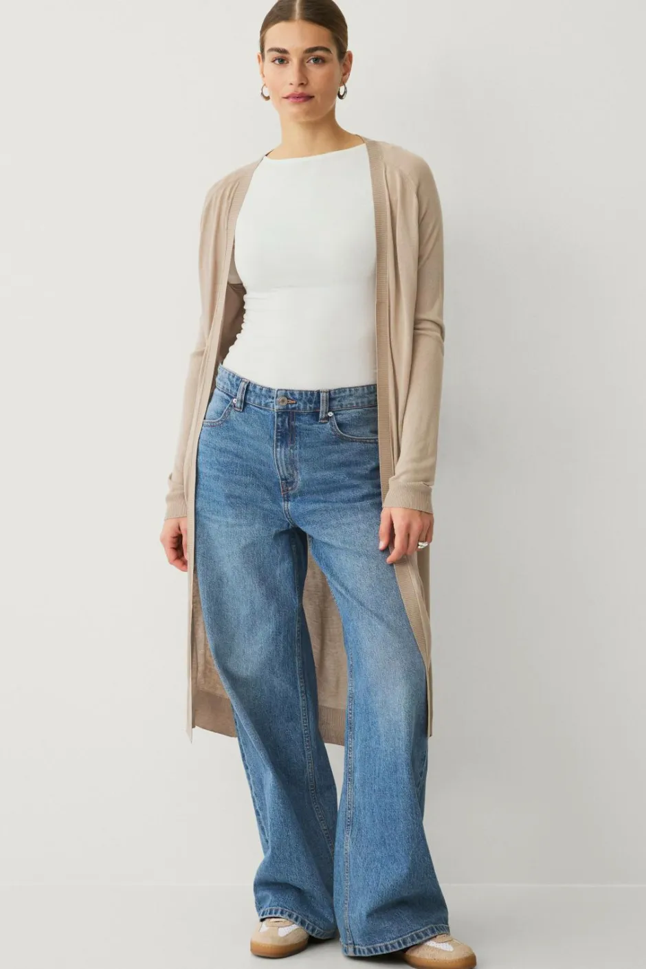 Ellos Collection Fintstrikket cardigan^Dame Basistøj|Trøjer & Cardigans