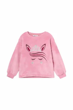 Clearance Collection Fleecetrøje med broderi Børn Trøjer & Cardigans