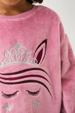 Clearance Collection Fleecetrøje med broderi Børn Trøjer & Cardigans