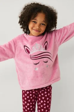 Clearance Collection Fleecetrøje med broderi Børn Trøjer & Cardigans
