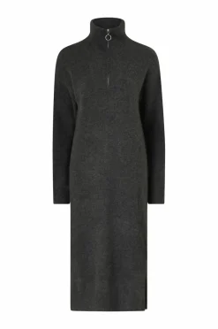 Clearance Collection Glatstrikket kjole med høj krave Dame Kjoler