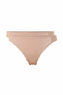 Clearance Collection G-streng med blonder i siderne, 2-pak Dame Trusser