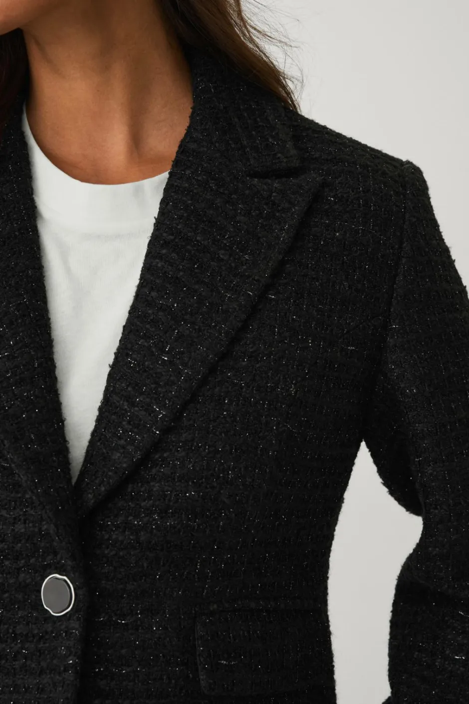 Ellos Collection Habitjakke i bouclé^Dame Blazere & Veste