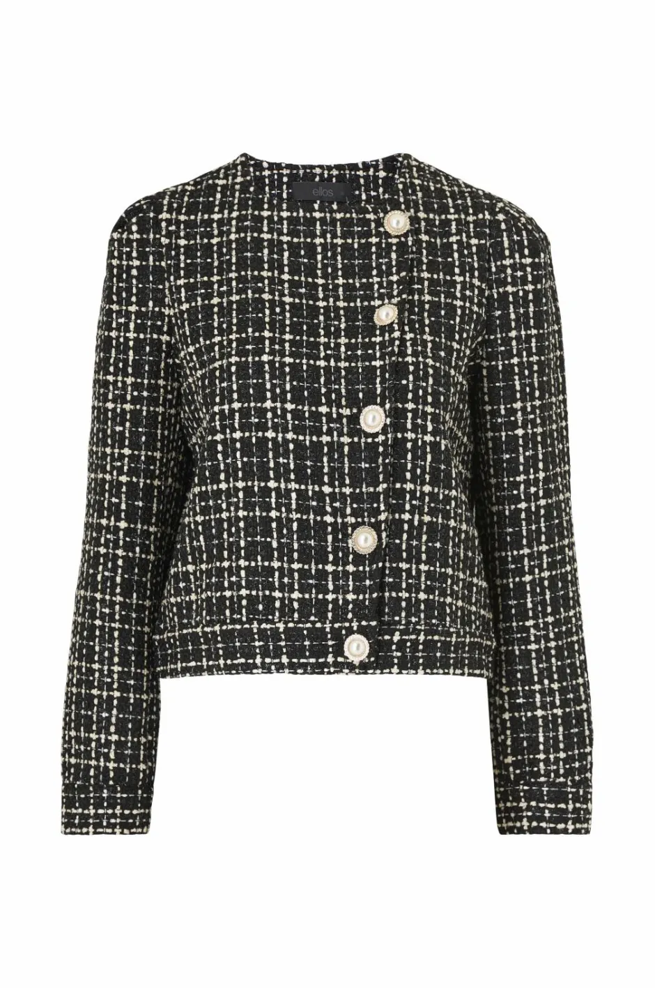 Outlet Collection Habitjakke med perleknaper Dame Blazere & Veste